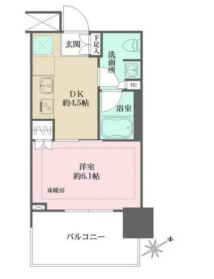 ブリリアタワー浜離宮 17階