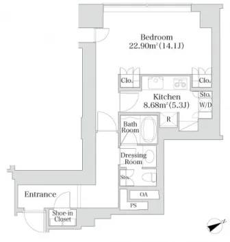 プラティーヌ西新宿 1309