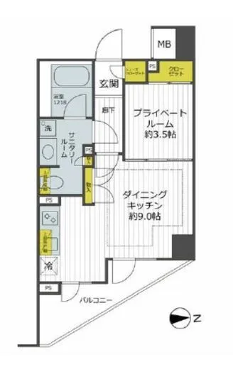 フォルム四谷外苑東 15階