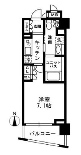 レジディア中落合 A308