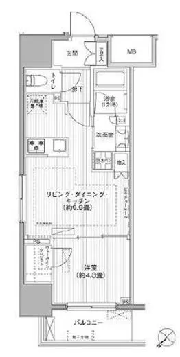 サンウッド東日本橋フラッツ 2階