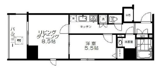 プレミアムキューブ日本橋浜町 2階