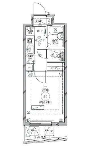 リクレイシア西麻布 1-1102