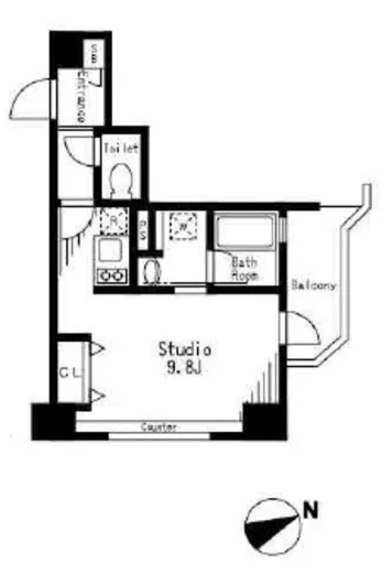 クリオ戸越銀座壱番館・弐番館 2-502