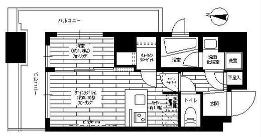 アジールコフレ中野坂上 4階