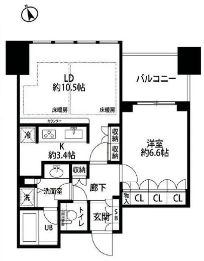 シティタワー麻布十番 6階