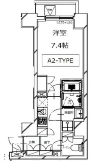 S-RESIDENCE月島 (エスレジデンス月島) 401