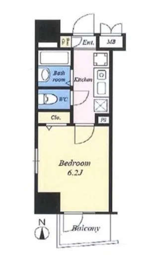 リクレイシア西麻布 2階