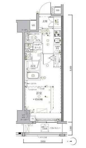 クレイシア秋葉原ラグゼスウィート 10階