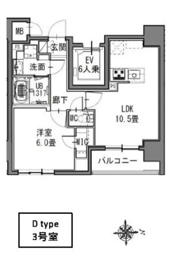 S-RESIDENCE新御徒町EAST (エスレジデンス新御徒町イースト) 603