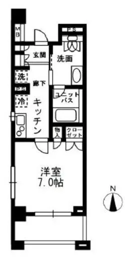 レジディア中落合 C606