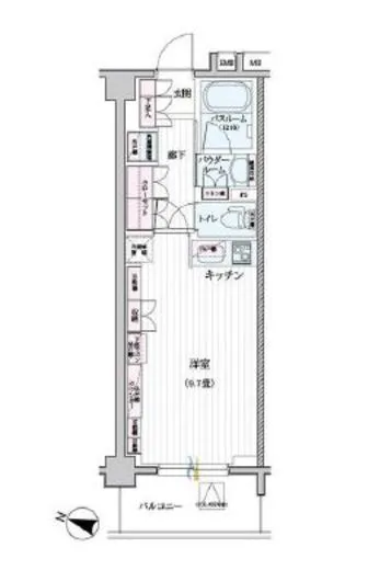 デュオステージ中落合 1階