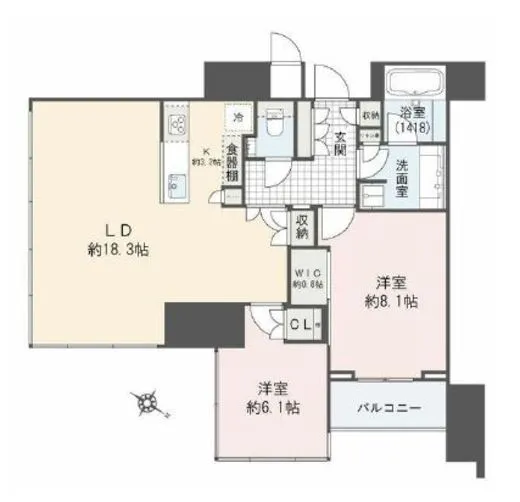 THE ROPPONGI TOKYO CLUB RESIDENCE 14階