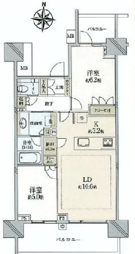 グランドメゾン神楽坂 3階