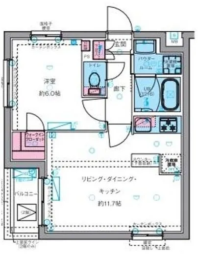 ジェノヴィア四谷三丁目グリーンヴェール 1階