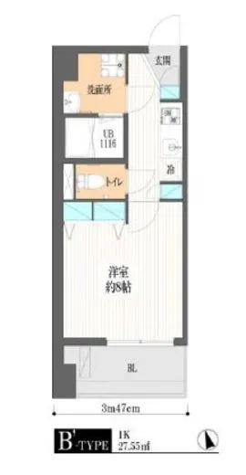 雷門江戸マンション 203