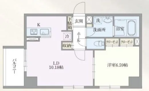 ベルエスパス箱崎 405