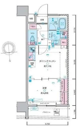 ジェノヴィア東神田グリーンヴェール 4階