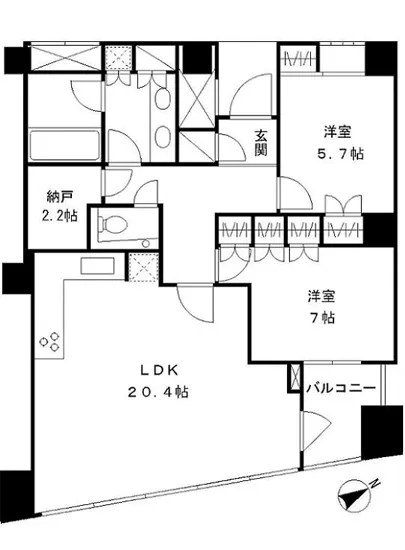 品川Vタワー 2713