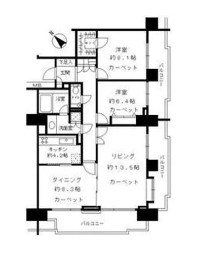 パークハウス六本木麻布三河台 604