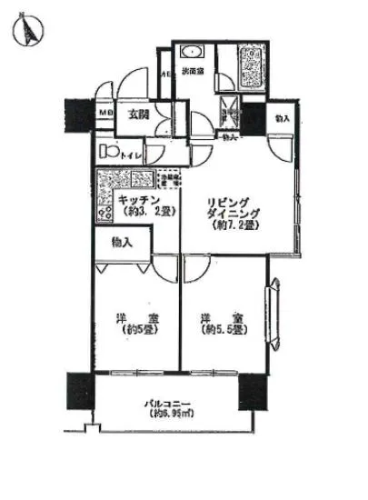 グレイス白金 4F