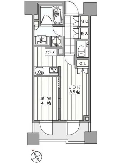 ブランズ六本木 504