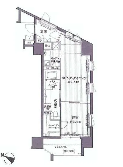 ピュアーレ広尾 6階