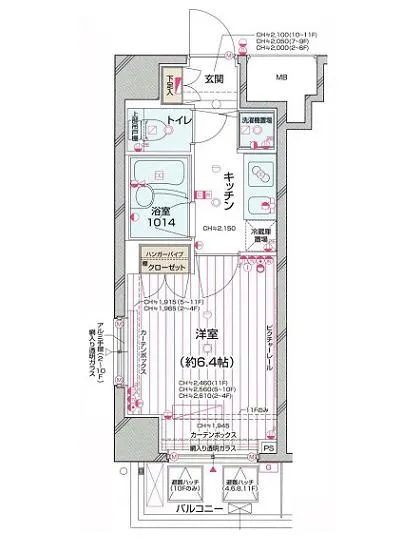 パレステュディオ南麻布 705