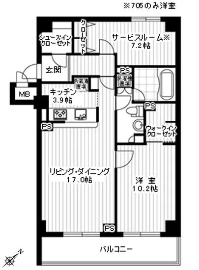 グラマシー恵比寿 705