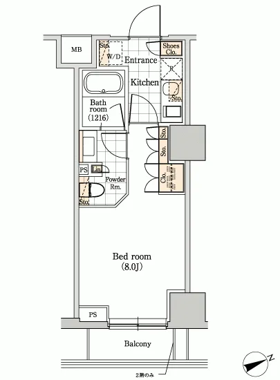 パークハビオ新橋 206