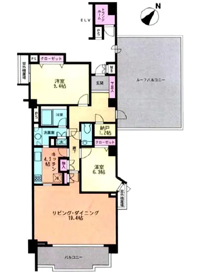 パークハウス六本木麻布三河台 4F