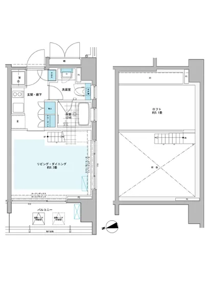 プライムアーバン芝浦LOFT 205