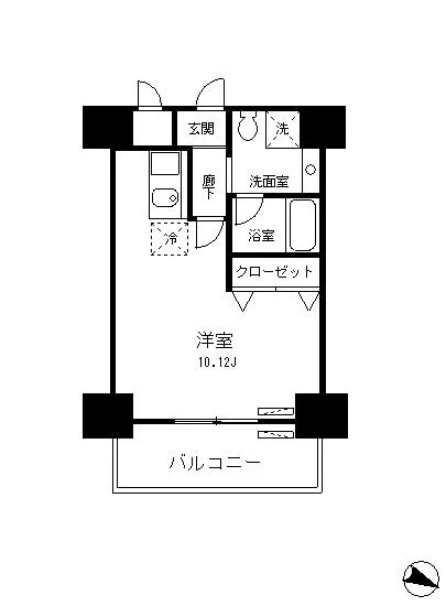 レジディア麻布十番II 302