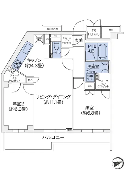 代官山BLESS鉢山 402