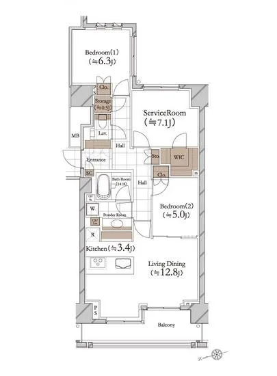 ブランズ麻布狸穴町 504