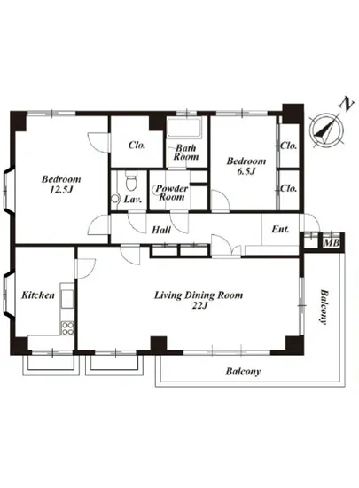 ヒルトップ南麻布 2F