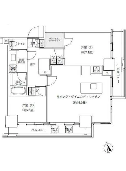 パークキューブ愛宕山タワー 1503