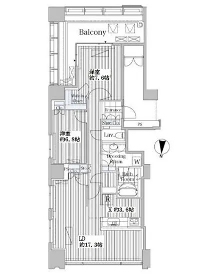 ワールドシティタワーズキャピタルタワー 25F