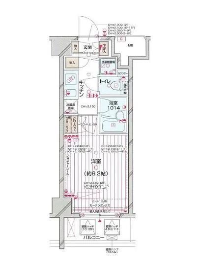 パレステュディオ南麻布 1103