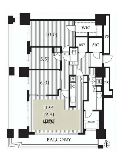 パークタワー品川ベイワード 15階