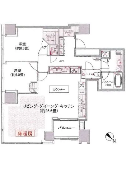 シティタワー麻布十番 1712