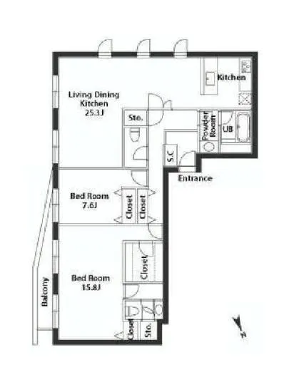 カスタリア西麻布霞町 206