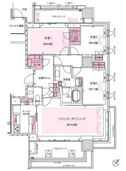 ザ・パークハウスグラン千鳥ヶ淵 306