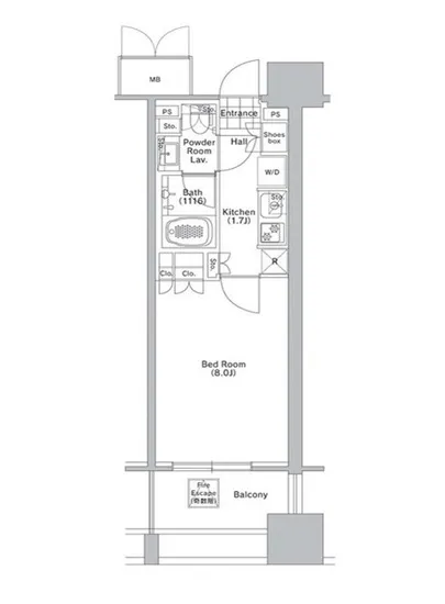 コンフォリア渋谷WEST 206