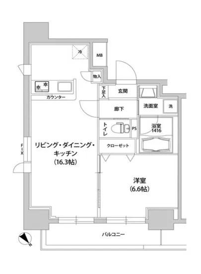 ラフォンテ渋谷3丁目 1403