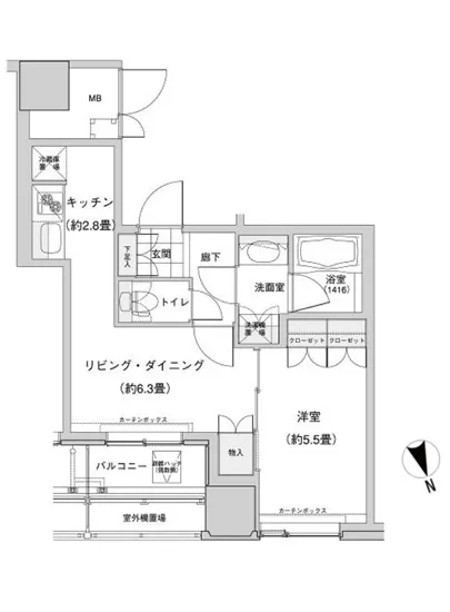 ウエストパークタワー池袋 1201