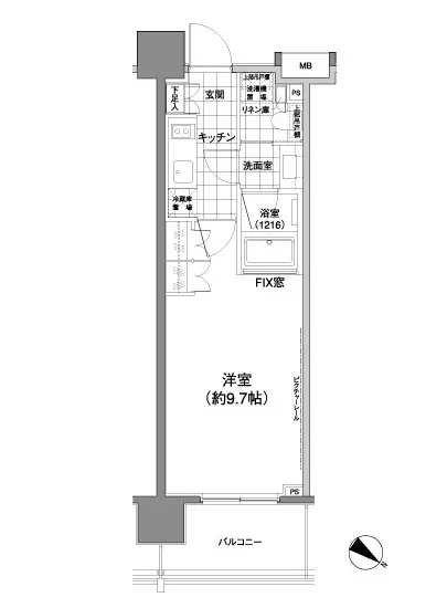 パークハビオ渋谷神山町 802