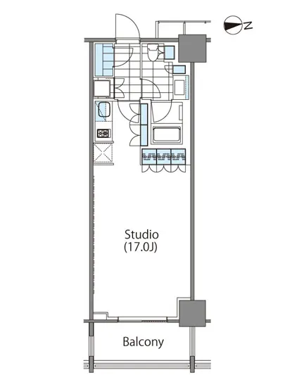 コンフォリア新宿イーストサイドタワー 2421