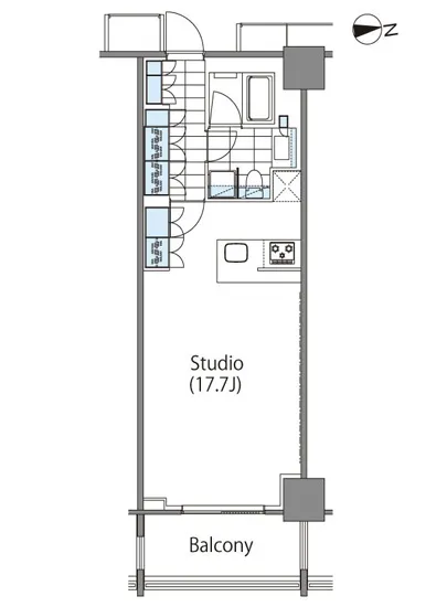 コンフォリア新宿イーストサイドタワー 1021