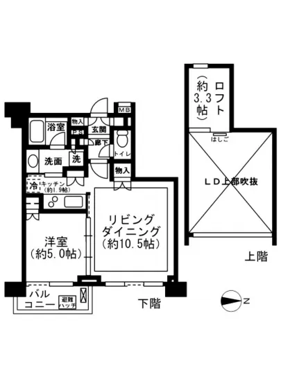 レジディア新宿イースト2 1003